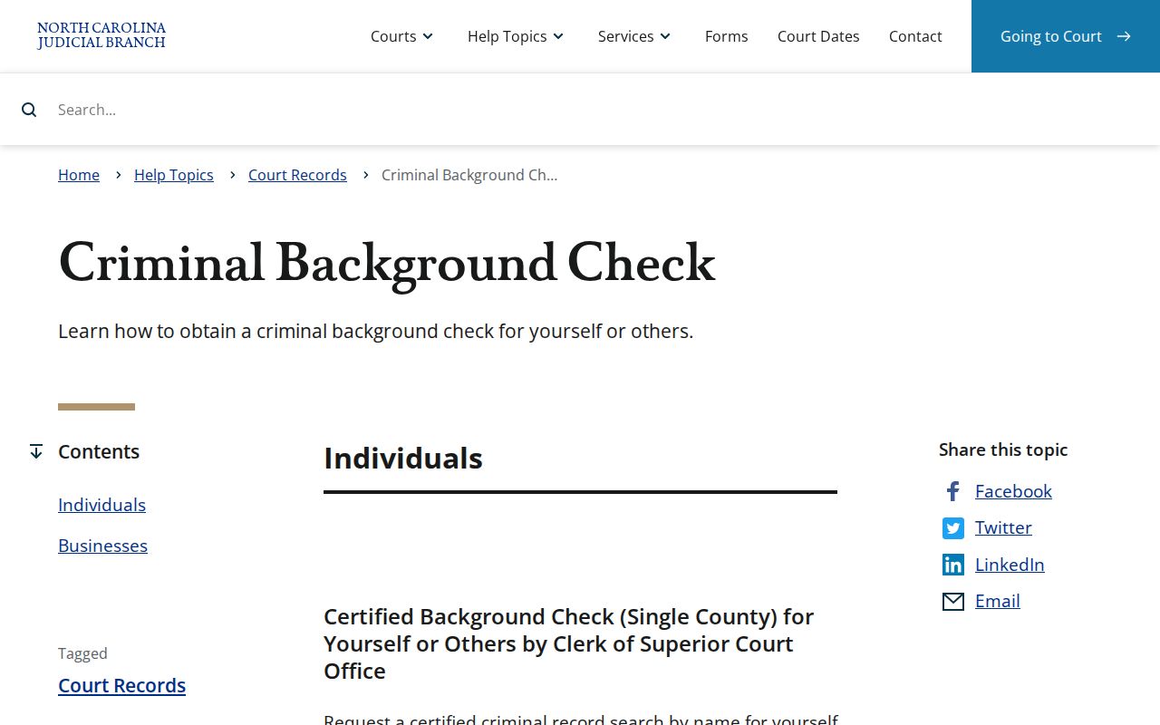 Nash County criminal court case clerk search options