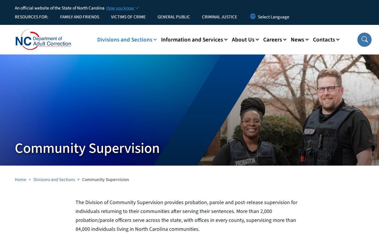 Nash County criminal court case supervision structure
