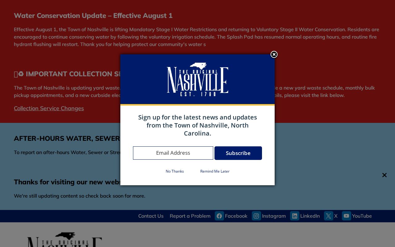 Nashville county-seat history shaping Nash County criminal records access